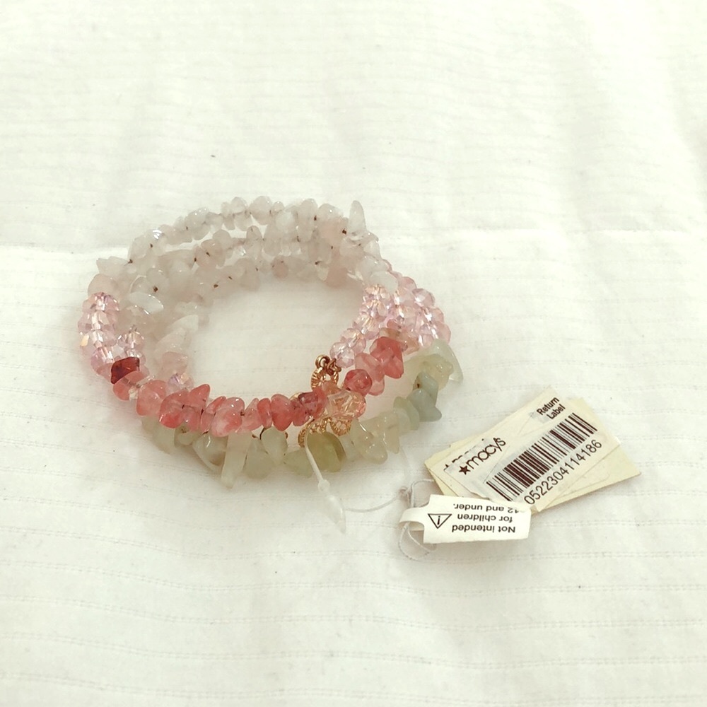 Macy’s Rock Bead Wrap Bracelet